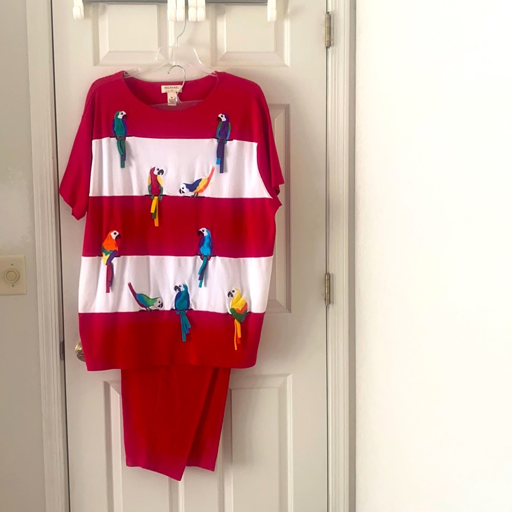 Brand: Béchamel 100% cotton exclusive decoration. 2 Piece comfy suit.